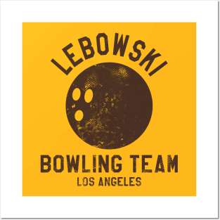 Lebowski Bowling Team Los Angeles Posters and Art